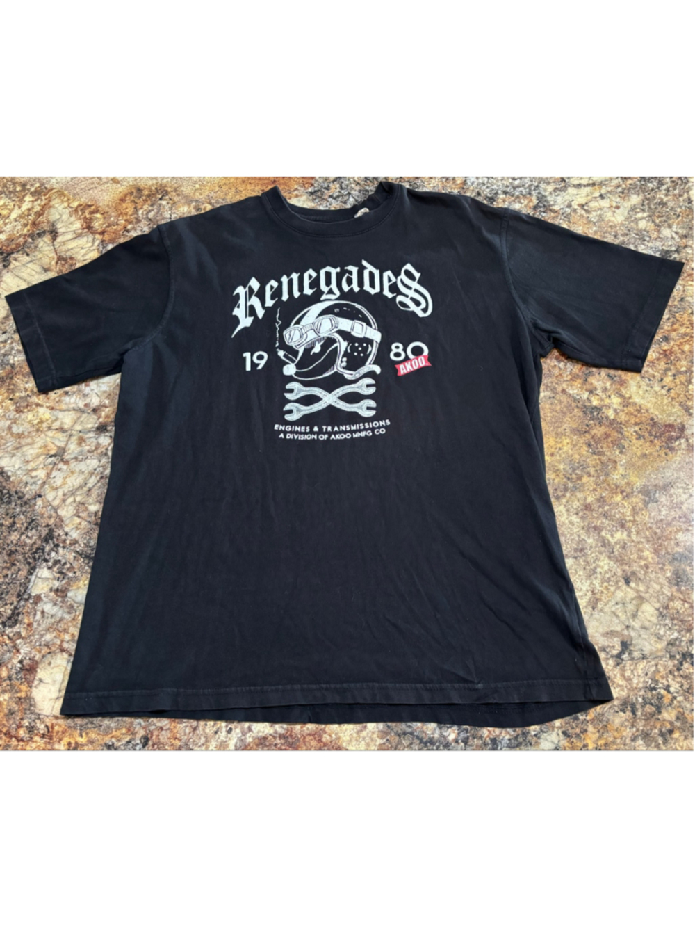 AKOO Renegades 1980 Mechanic Graphic T-Shirt